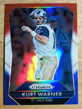 2015 Panini Prizm Prizms Red White and Blue #139 Kurt Warner