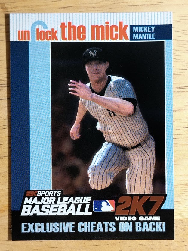 2007 Topps Unlock the Mick #4 Mickey Mantle