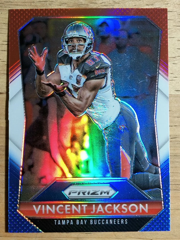 2015 Panini Prizm Prizms Red White and Blue #150 Vincent Jackson (NM)