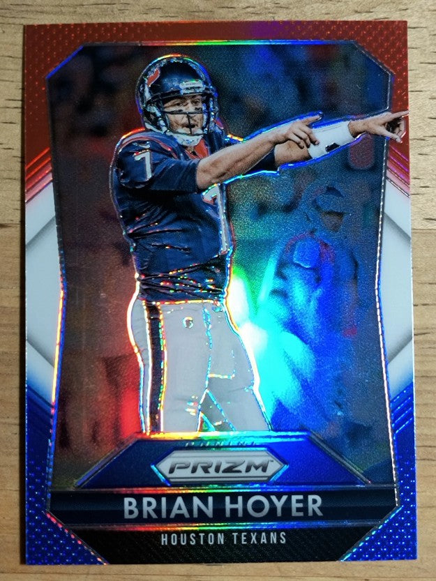 2015 Panini Prizm Prizms Red White and Blue #162 Brian Hoyer