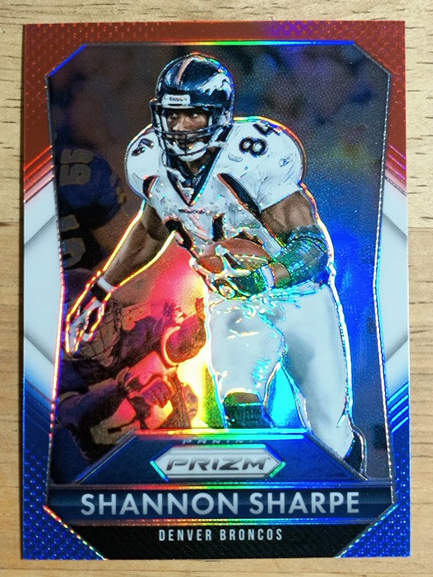2015 Panini Prizm Prizms Red White and Blue #165 Shannon Sharpe
