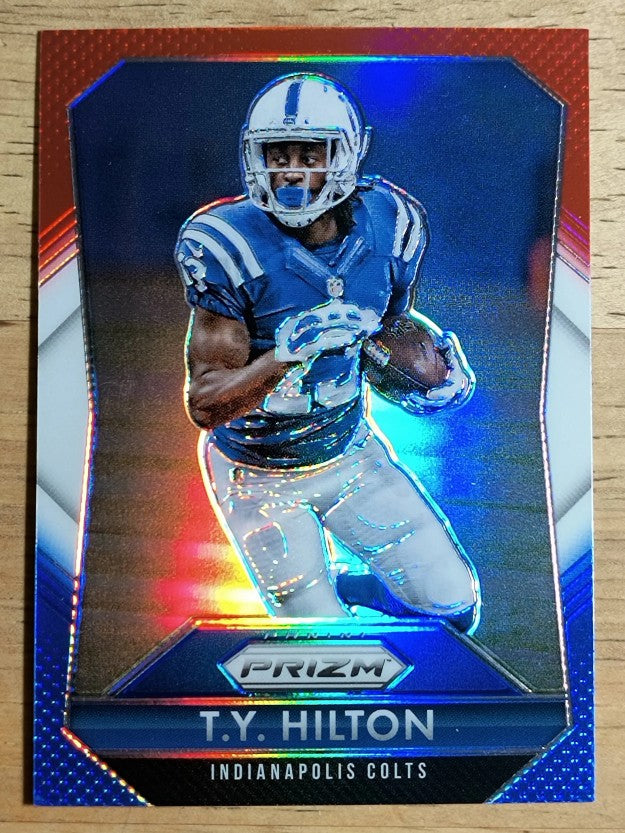 2015 Panini Prizm Prizms Red White and Blue #172 T.Y. Hilton