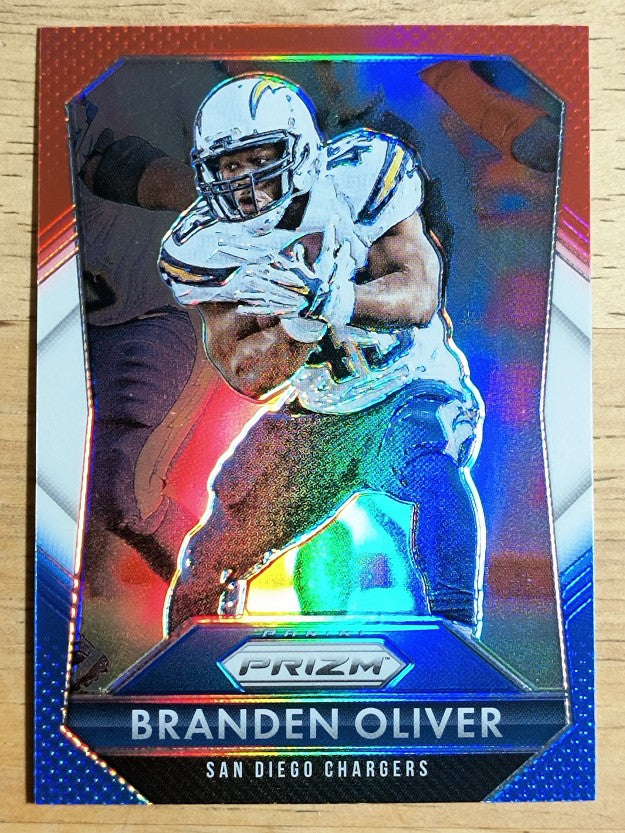 2015 Panini Prizm Prizms Red White and Blue #175 Branden Oliver