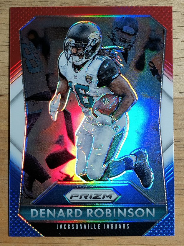 2015 Panini Prizm Prizms Red White and Blue #178 Denard Robinson