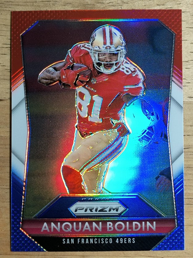 2015 Panini Prizm Prizms Red White and Blue #180 Anquan Boldin
