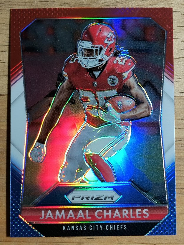 2015 Panini Prizm Prizms Red White and Blue #183 Jamaal Charles