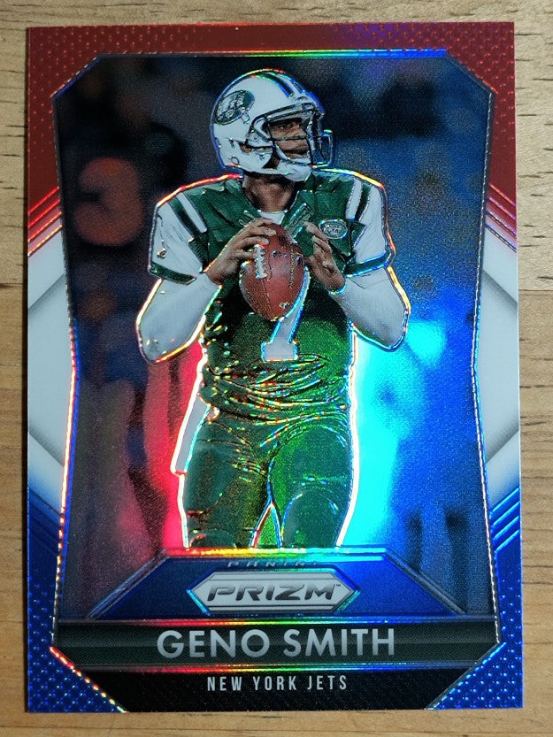 2015 Panini Prizm Prizms Red White and Blue #185 Geno Smith