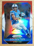 2015 Panini Prizm Prizms Red White and Blue #187 Golden Tate