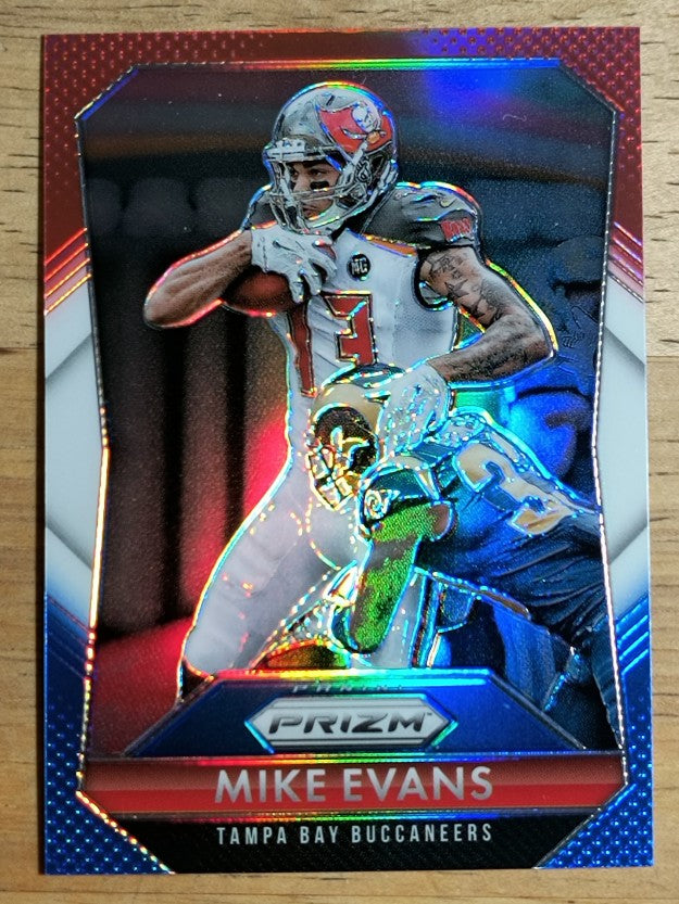 2015 Panini Prizm Prizms Red White and Blue #195 Mike Evans