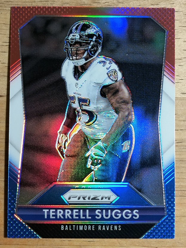 2015 Panini Prizm Prizms Red White and Blue #200 Terrell Suggs