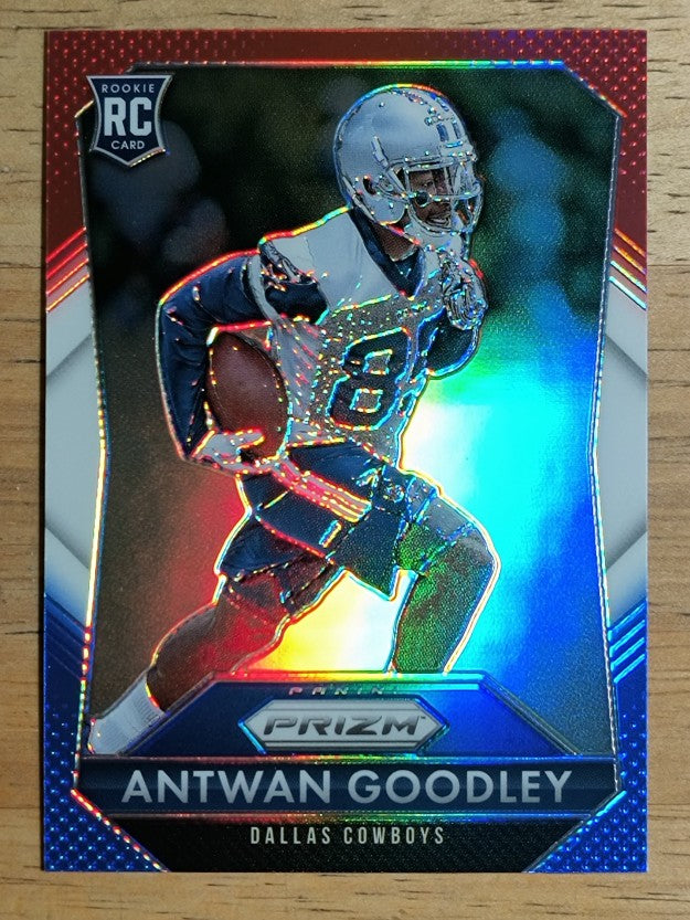 2015 Panini Prizm Prizms Red White and Blue #203 Antwan Goodley