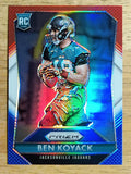 2015 Panini Prizm Prizms Red White and Blue #205 Ben Koyack