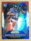 2015 Panini Prizm Prizms Red White and Blue #209 Breshad Perriman