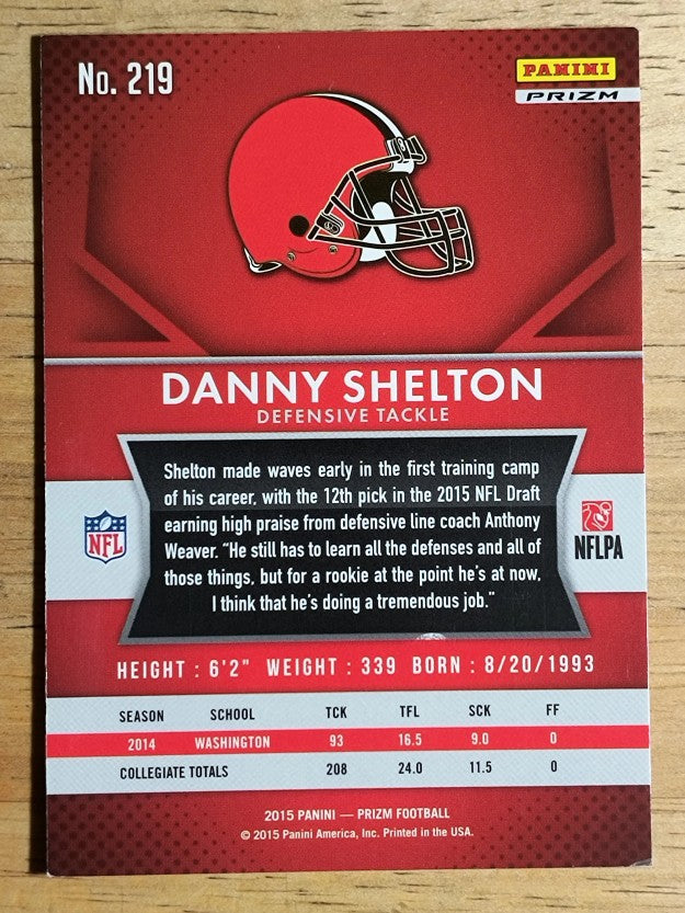 2015 Panini Prizm Prizms Red White and Blue #219 Danny Shelton