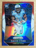 2015 Panini Prizm Prizms Red White and Blue #223 David Cobb