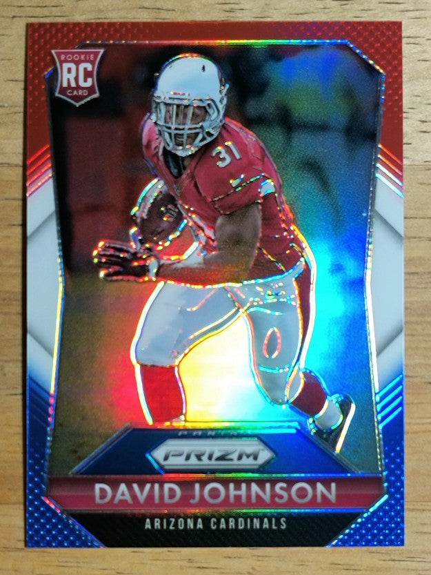 2015 Panini Prizm Prizms Red White and Blue #224 David Johnson
