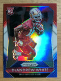 2015 Panini Prizm Prizms Red White and Blue #225 DeAndrew White