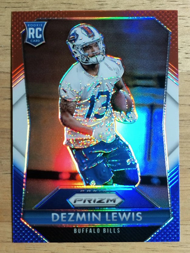 2015 Panini Prizm Prizms Red White and Blue #231 Dezmin Lewis