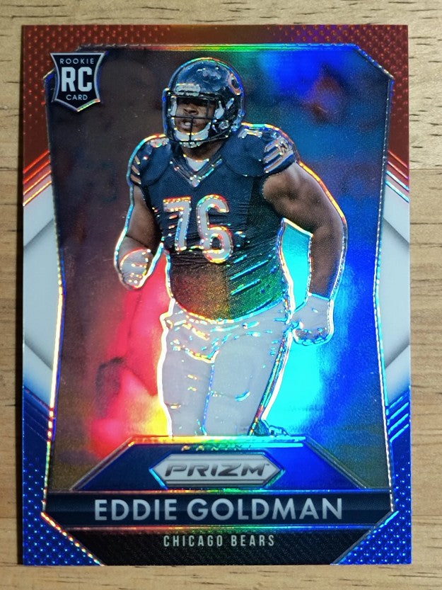 2015 Panini Prizm Prizms Red White and Blue #235 Eddie Goldman