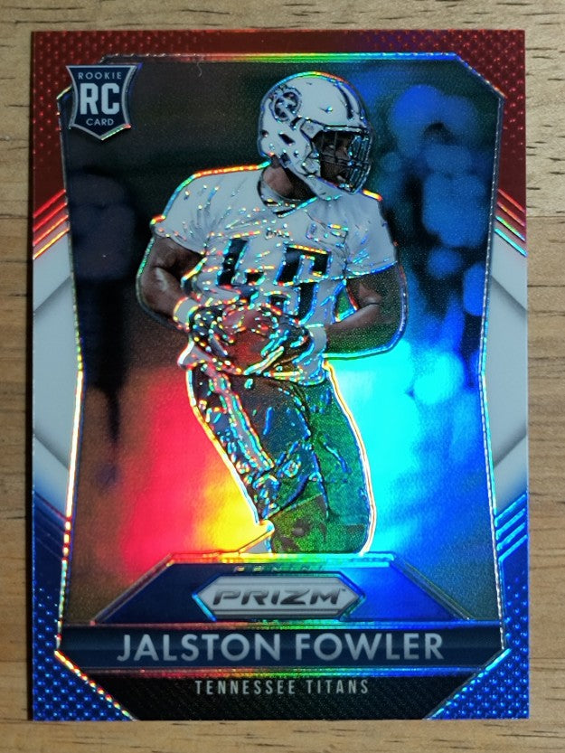 2015 Panini Prizm Prizms Red White and Blue #242 Jalston Fowler