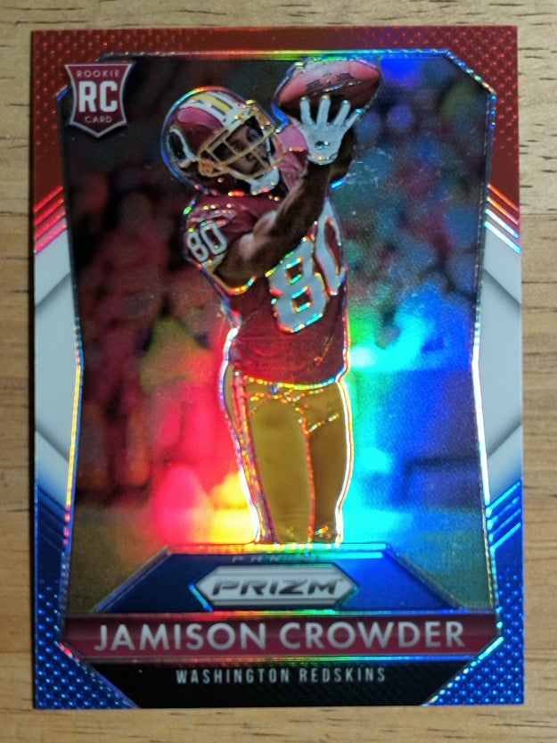 2015 Panini Prizm Prizms Red White and Blue #245 Jamison Crowder