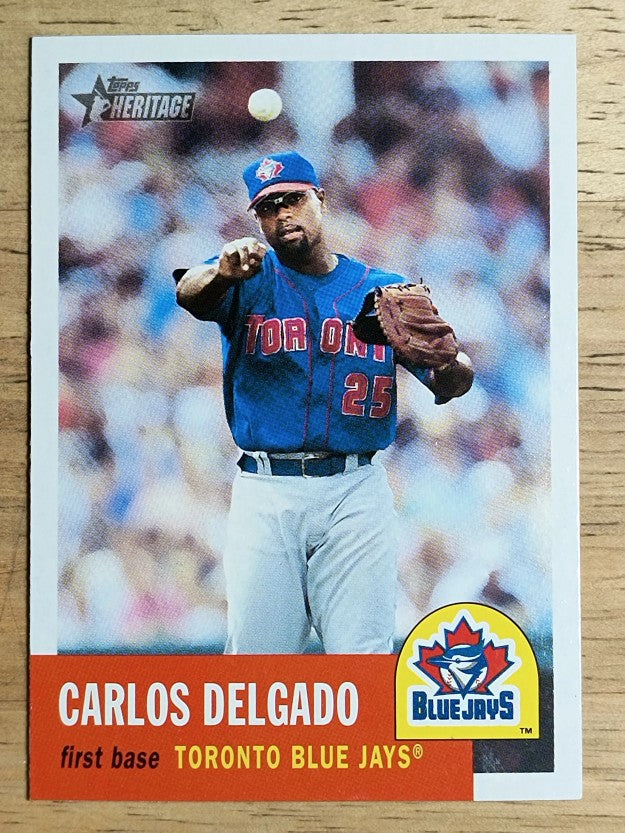 2002 Topps Heritage #446 Carlos Delgado SP