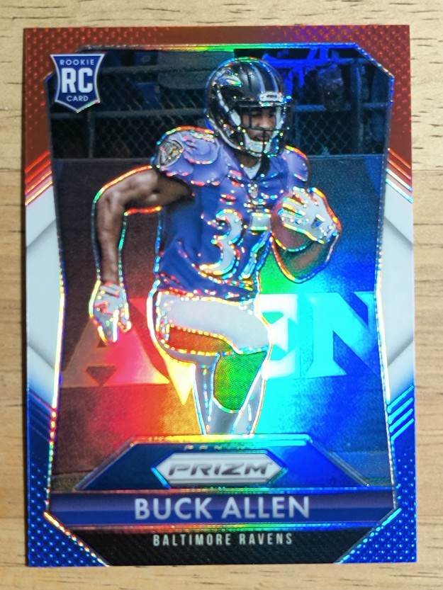 2015 Panini Prizm Prizms Red White and Blue #246 Buck Allen