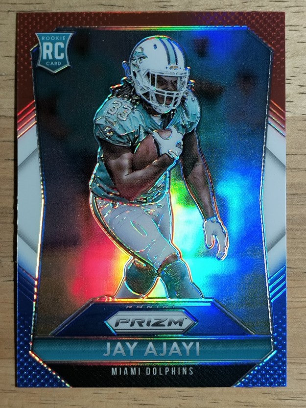 2015 Panini Prizm Prizms Red White and Blue #247 Jay Ajayi