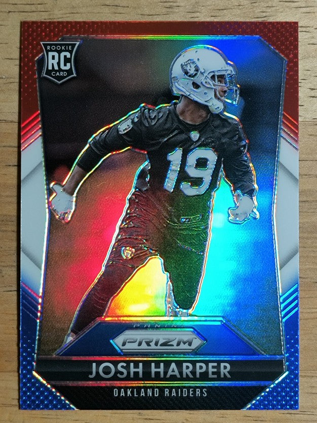 2015 Panini Prizm Prizms Red White and Blue #251 Josh Harper
