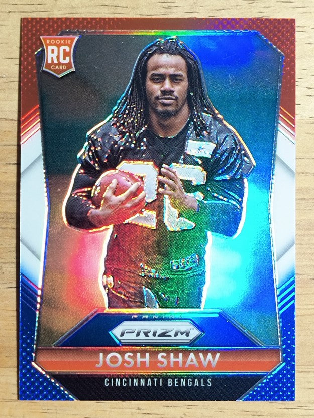 2015 Panini Prizm Prizms Red White and Blue #253 Josh Shaw