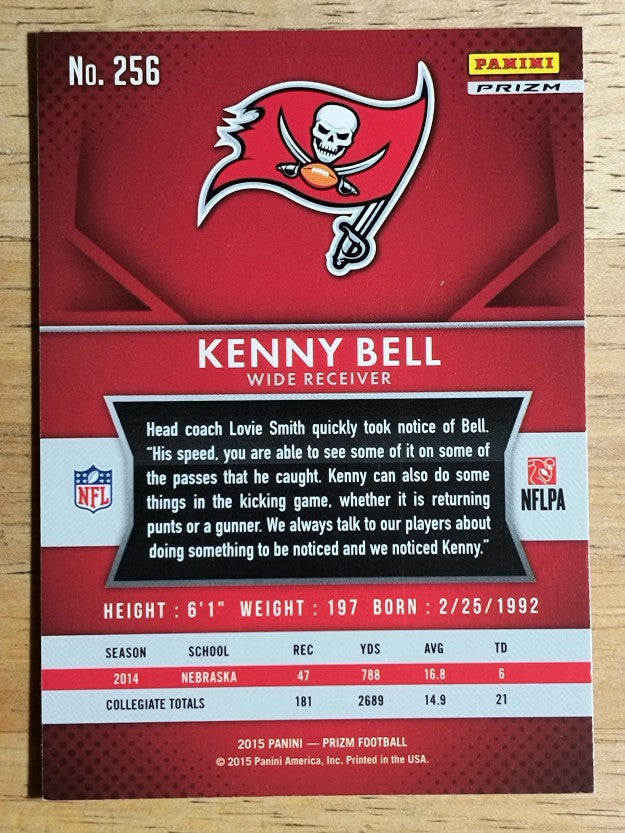 2015 Panini Prizm Prizms Red White and Blue #256 Kenny Bell