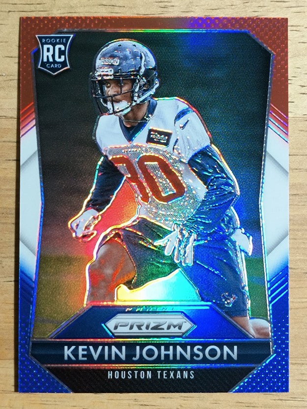 2015 Panini Prizm Prizms Red White and Blue #257 Kevin Johnson