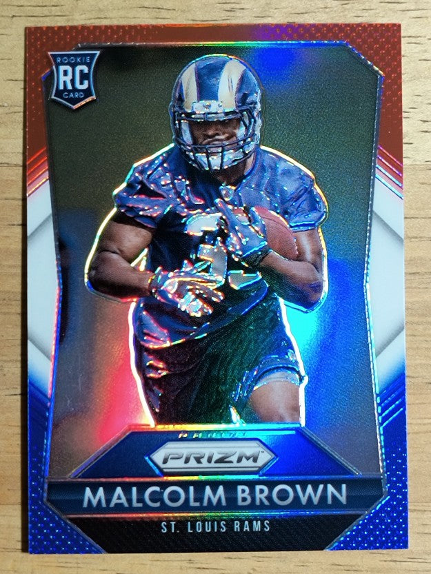 2015 Panini Prizm Prizms Red White and Blue #262 Malcolm Brown