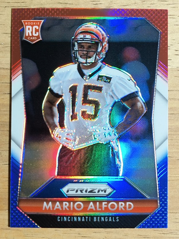 2015 Panini Prizm Prizms Red White and Blue #266 Mario Alford