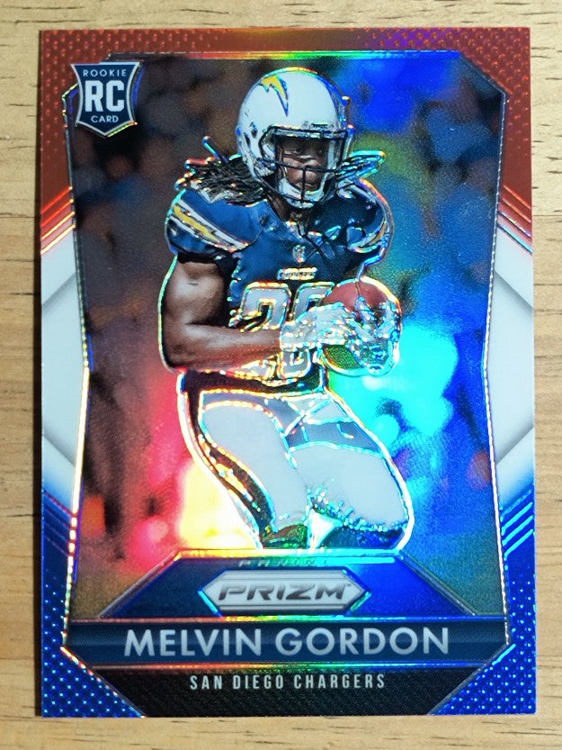 2015 Panini Prizm Prizms Red White and Blue #270 Melvin Gordon