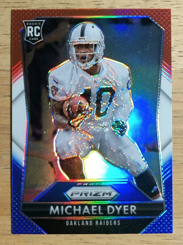 2015 Panini Prizm Prizms Red White and Blue #271 Michael Dyer