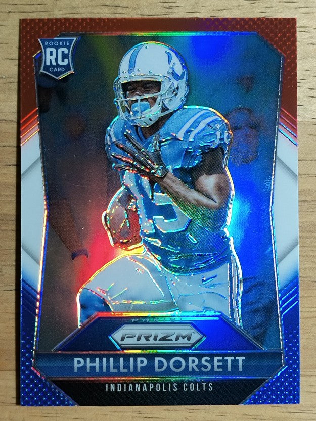 2015 Panini Prizm Prizms Red White and Blue #276 Phillip Dorsett