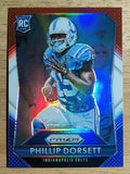 2015 Panini Prizm Prizms Red White and Blue #276 Phillip Dorsett
