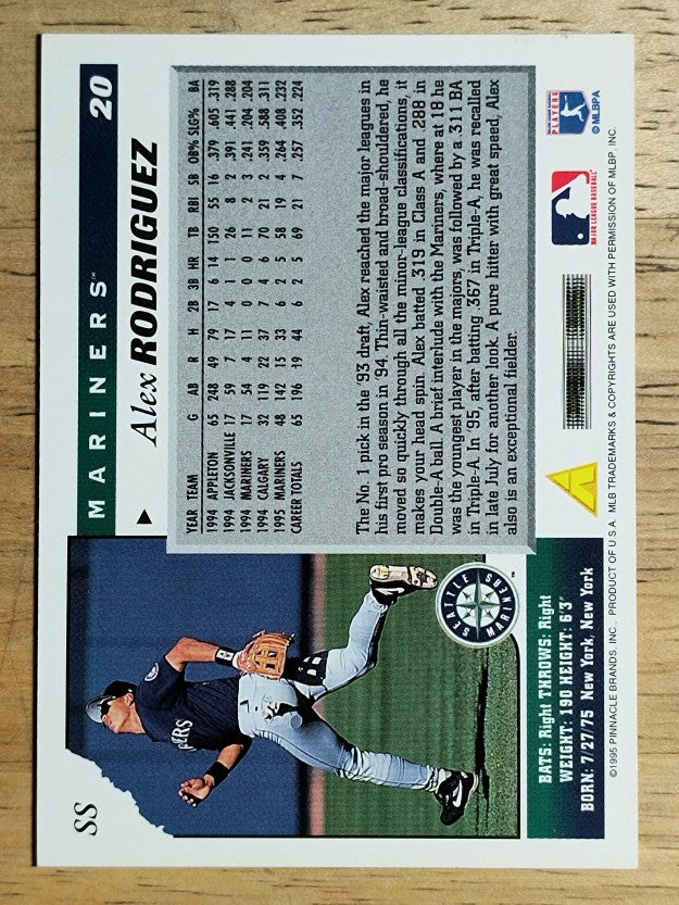 1996 Score #20 Alex Rodriguez