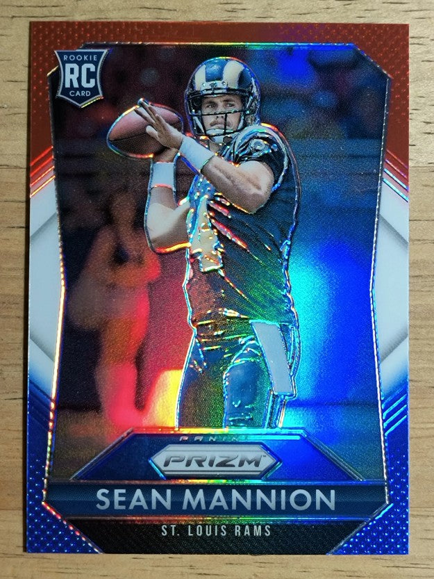 2015 Panini Prizm Prizms Red White and Blue #281 Sean Mannion