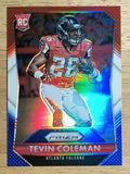 2015 Panini Prizm Prizms Red White and Blue #289 Tevin Coleman