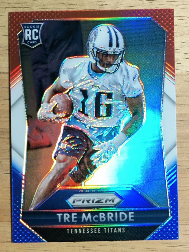 2015 Panini Prizm Prizms Red White and Blue #294 Tre McBride