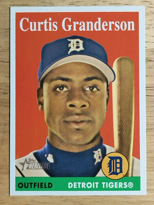 2007 Topps Heritage #434 Curtis Granderson