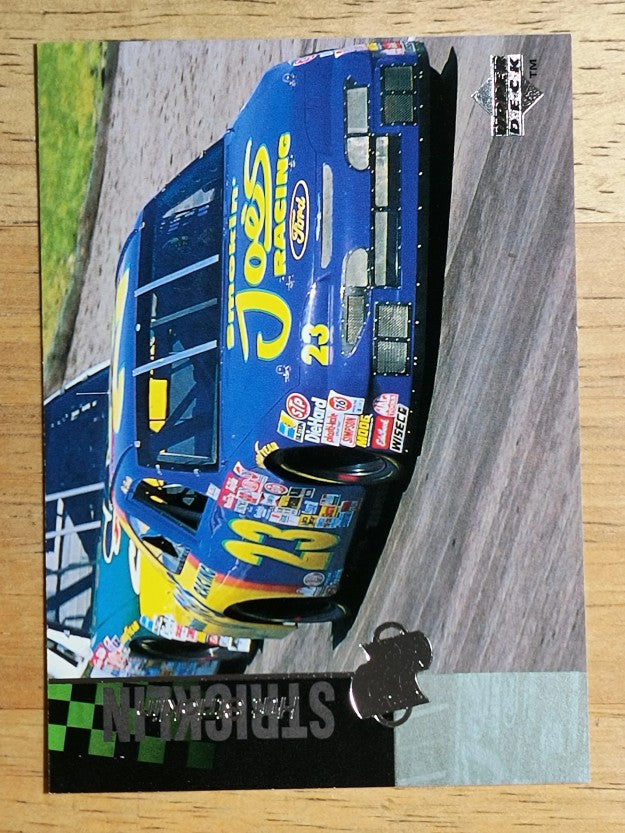 1995 Upper Deck #98 Hut Stricklin's Car