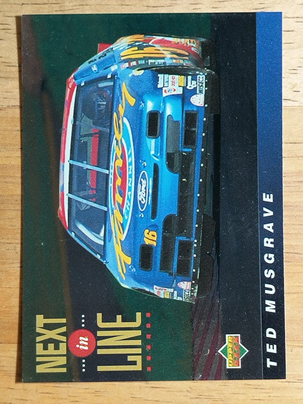 1995 Upper Deck #118 Ted Musgrave's Car NIL