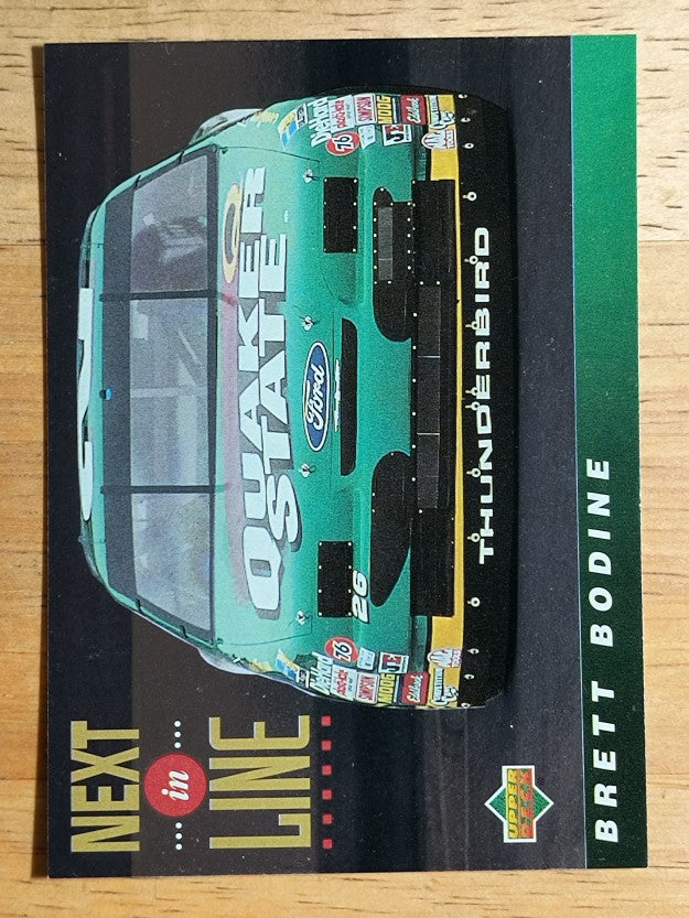 1995 Upper Deck #122 Brett Bodine's Car NIL