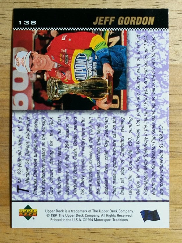 1995 Upper Deck #138 Jeff Gordon's Car