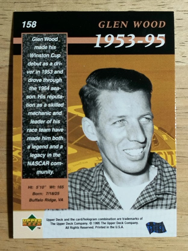 1995 Upper Deck #158 Glen Wood SL