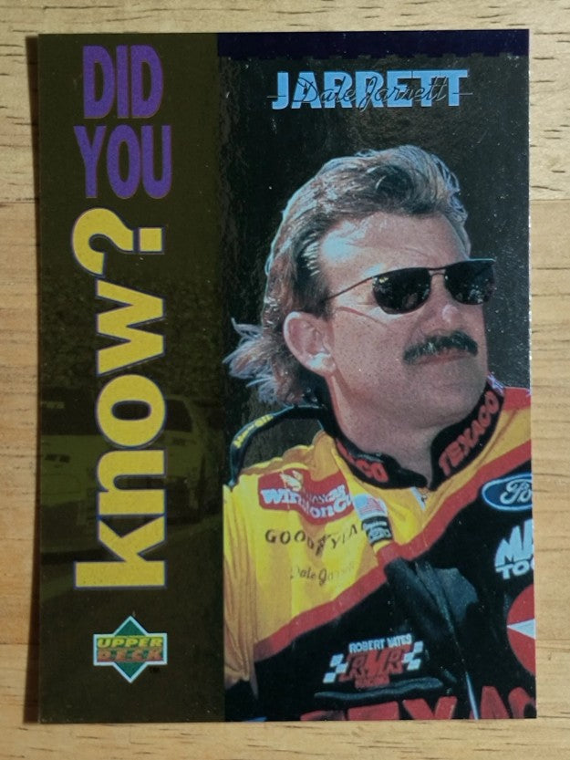 1995 Upper Deck #165 Dale Jarrett DYK