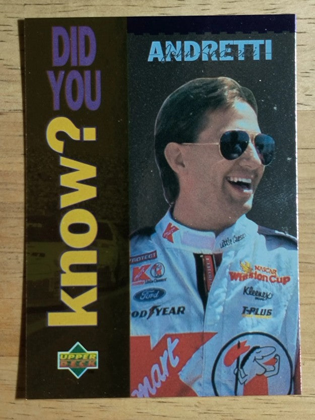 1995 Upper Deck #174 John Andretti DYK